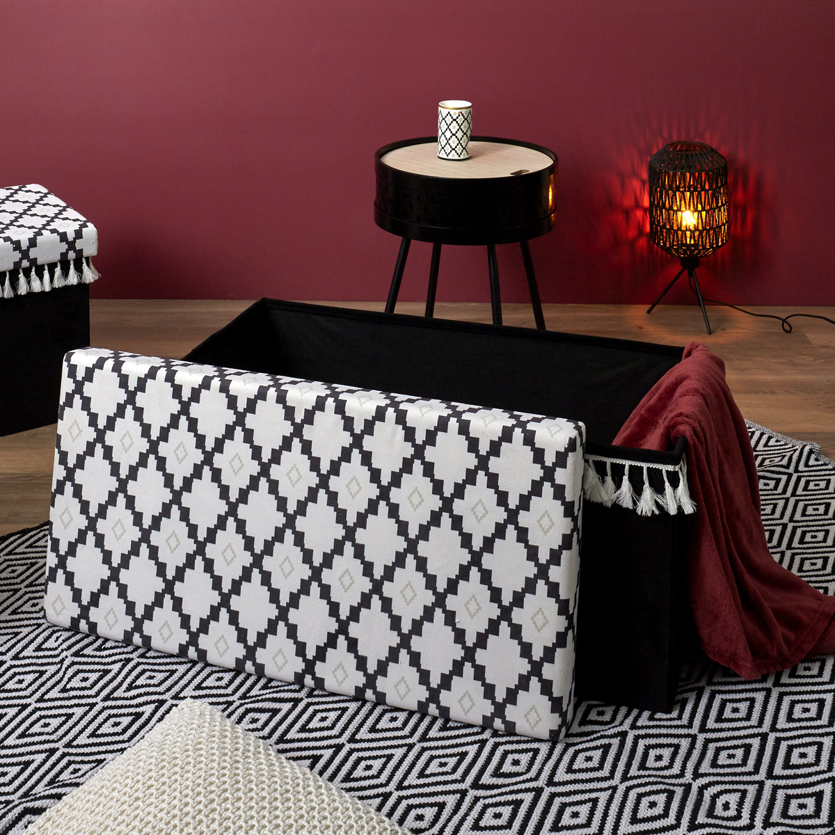 Coffre Banc Pliable Avec Pampille Mirage