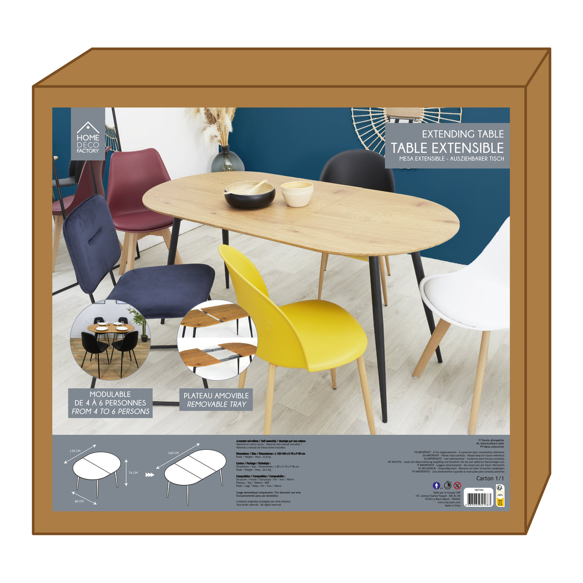 Table Extensible 4 A 6 Personnes
