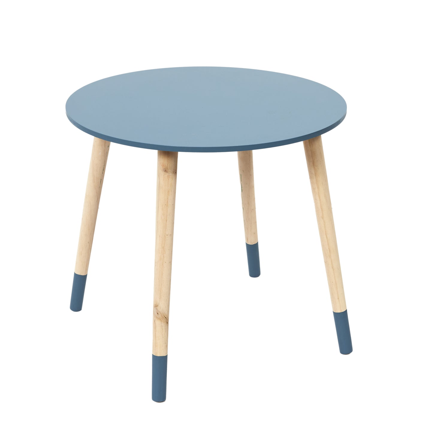 Table Gigogne Bicolore Bleu Jaune X2