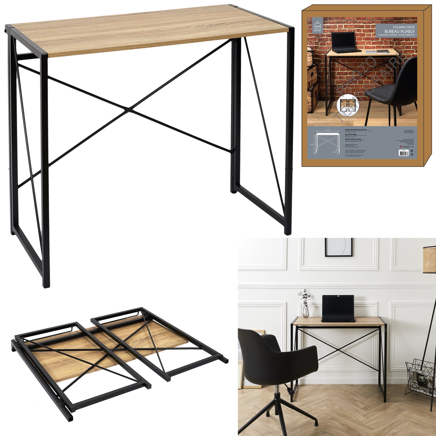 Bureau Pliable Bois