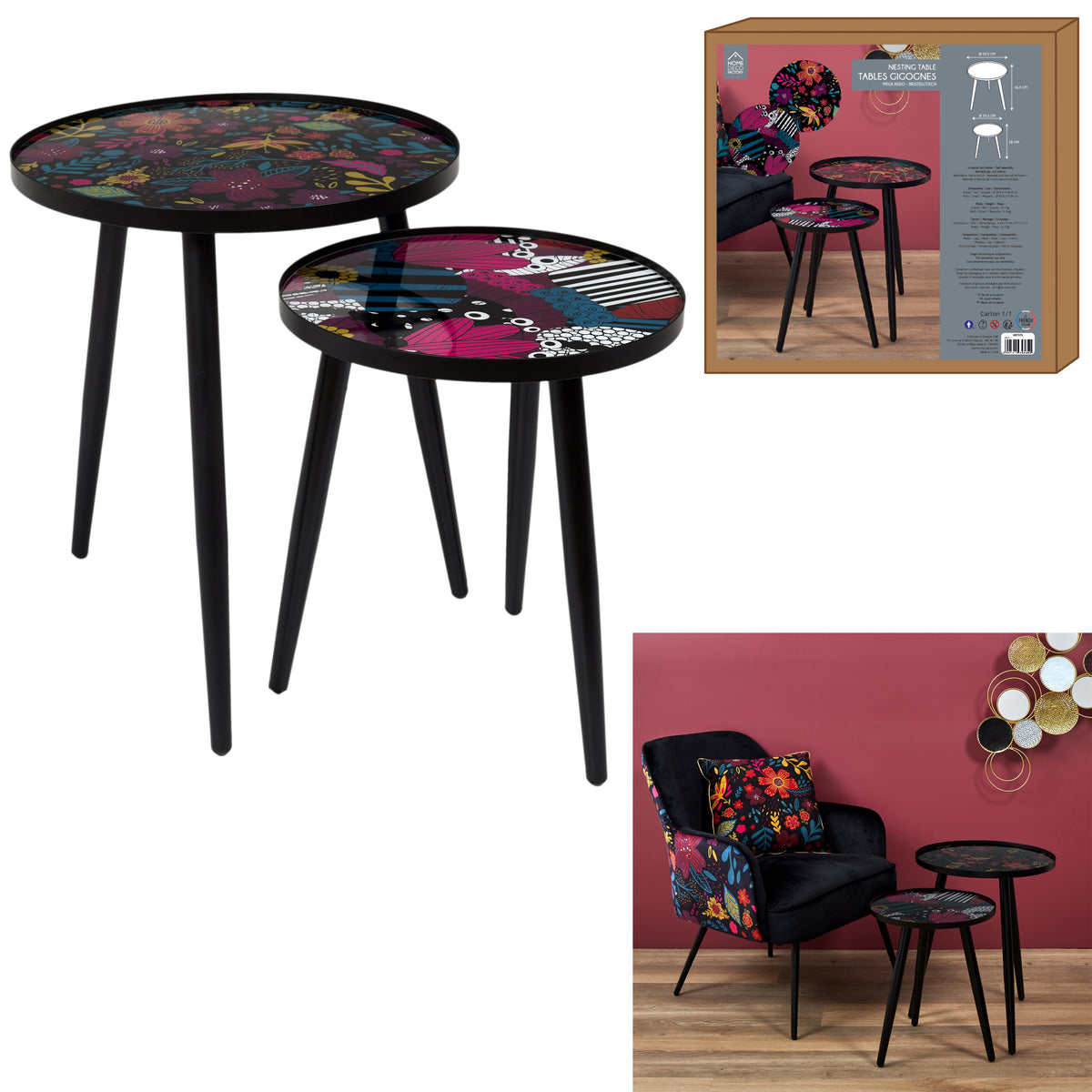Table Gigogne Olga X2