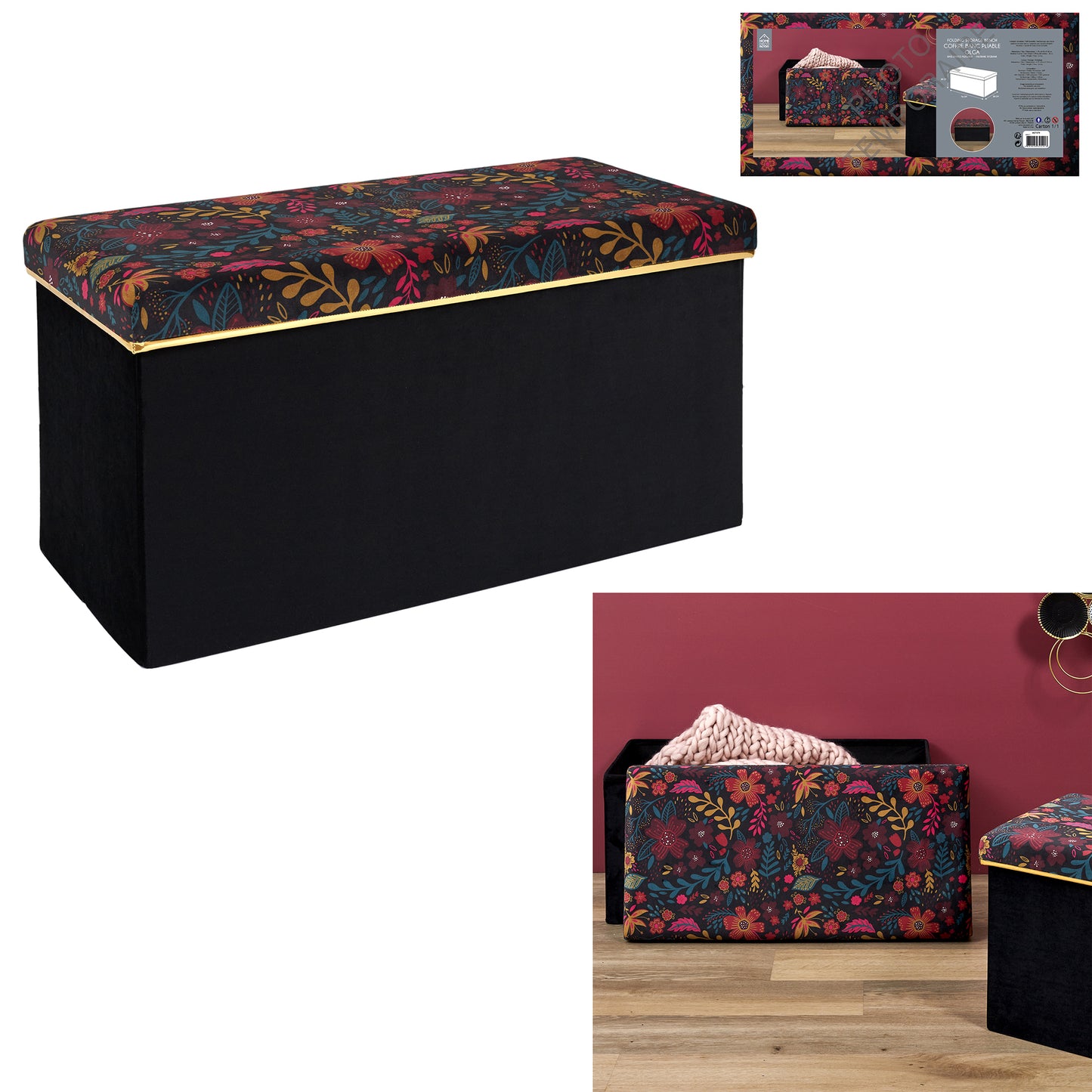 Coffre Banc Pliable Olga