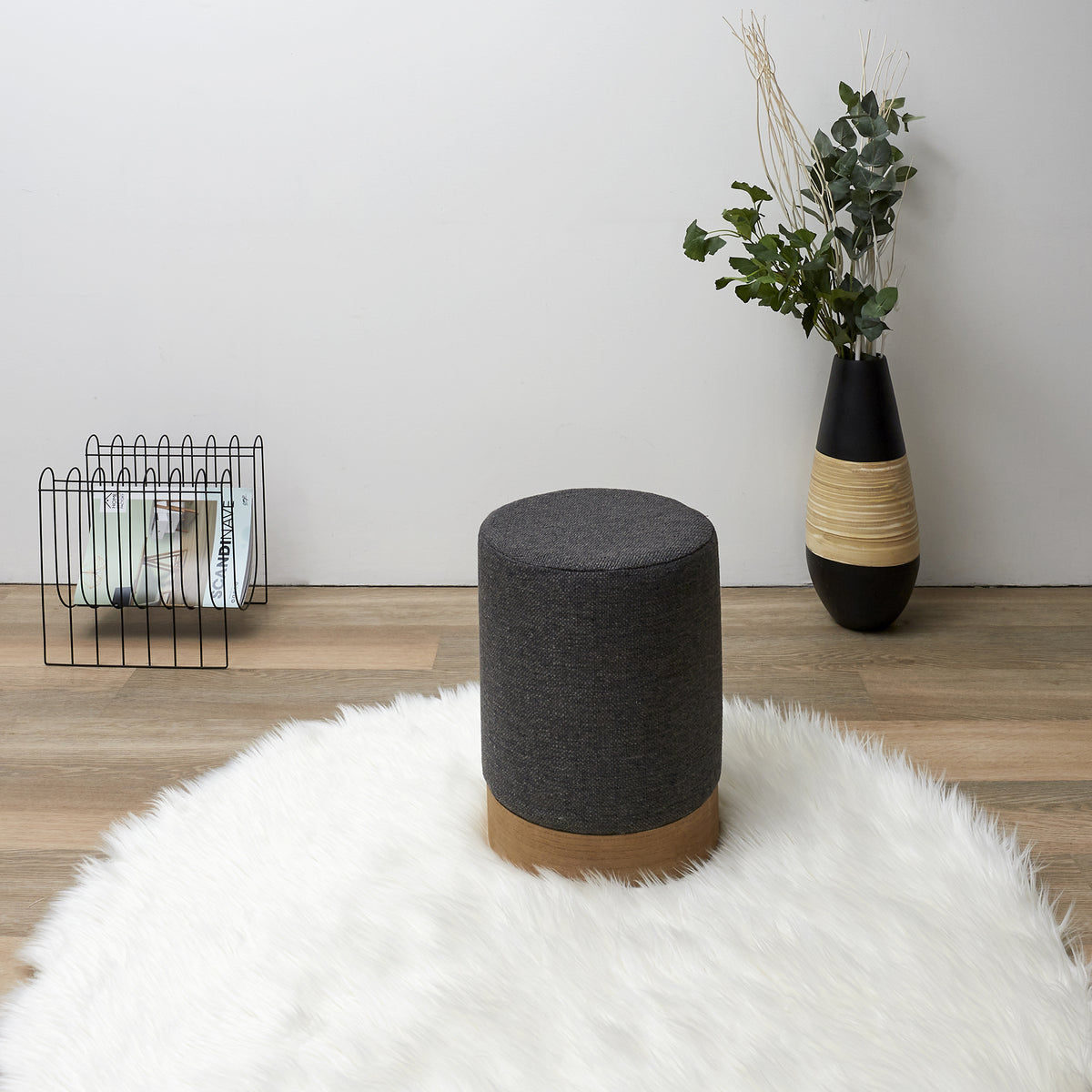 Pouf Alban Gris Chine