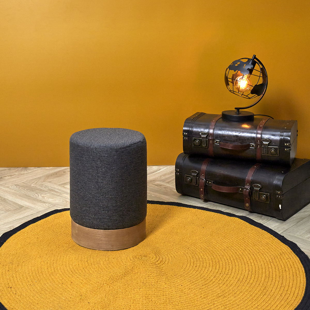 Pouf Alban Gris Chine