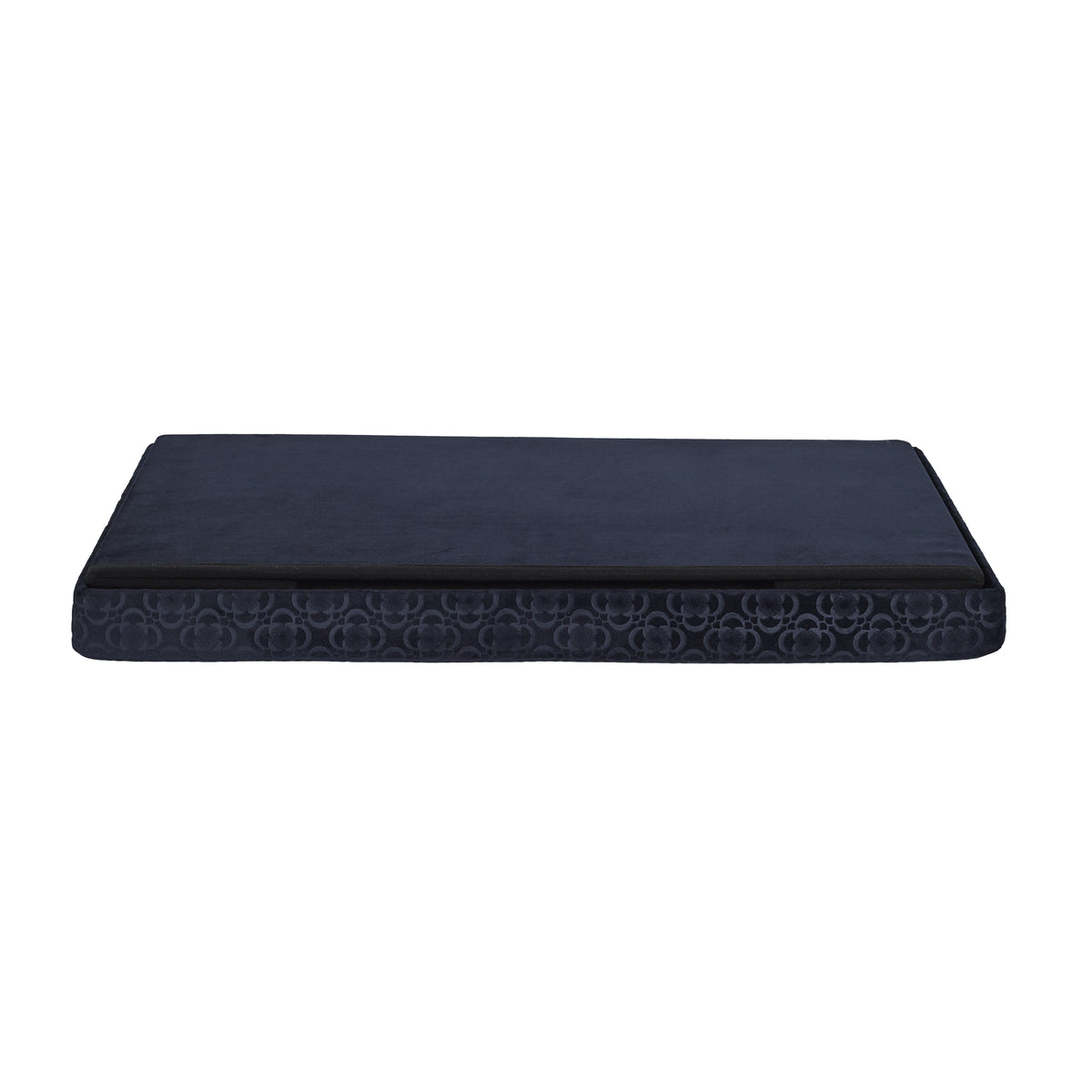 Coffre Banc Pliable Retro Bleu Nuit