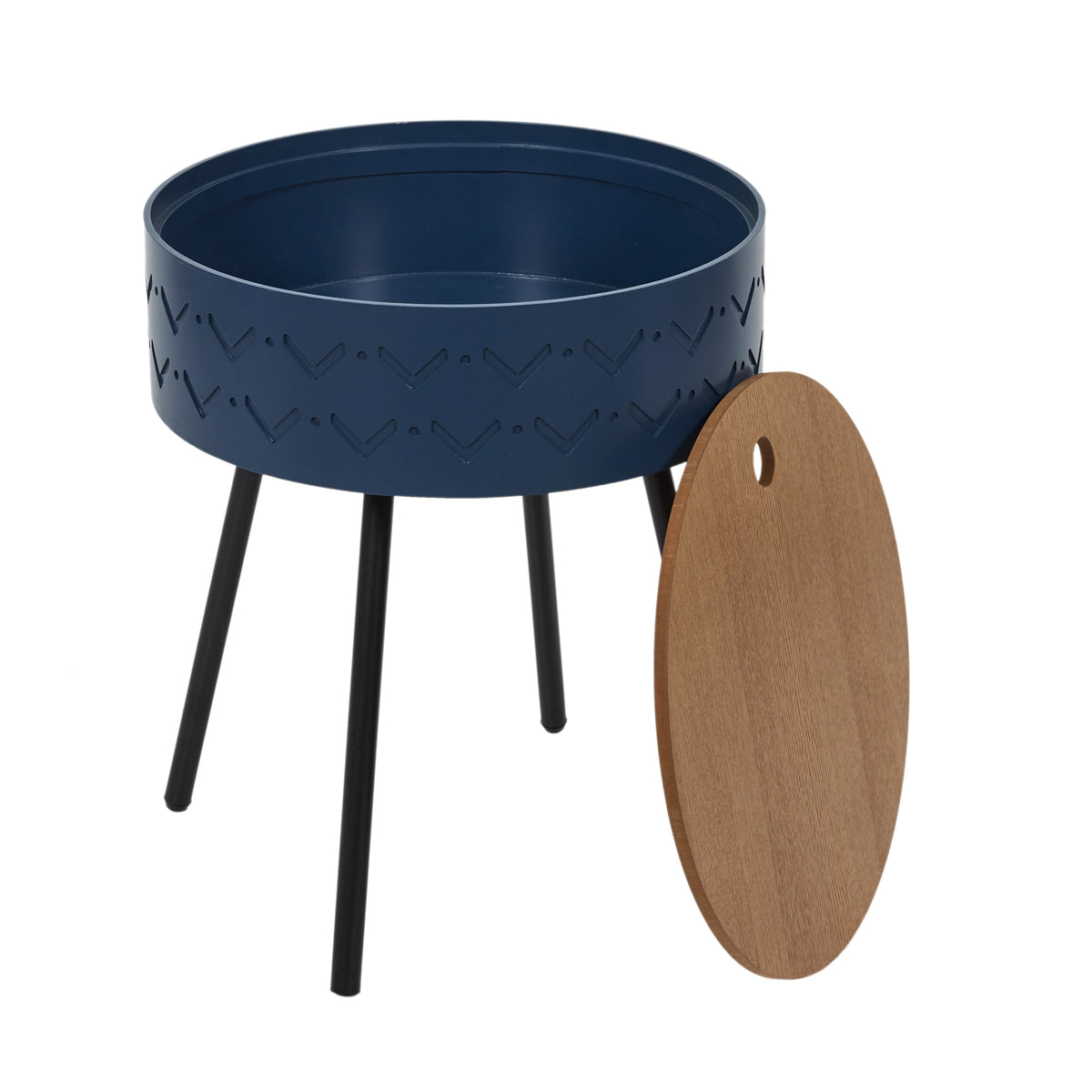 Table Coffre Eugenie Bleu Nuit
