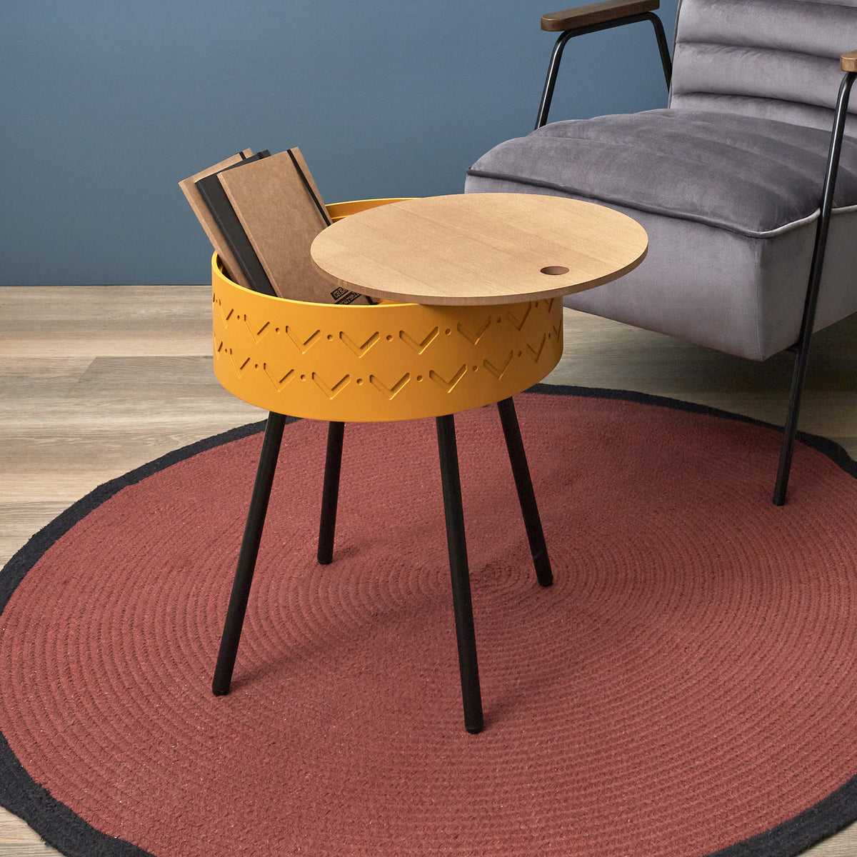 Table Coffre Eugenie Moutarde