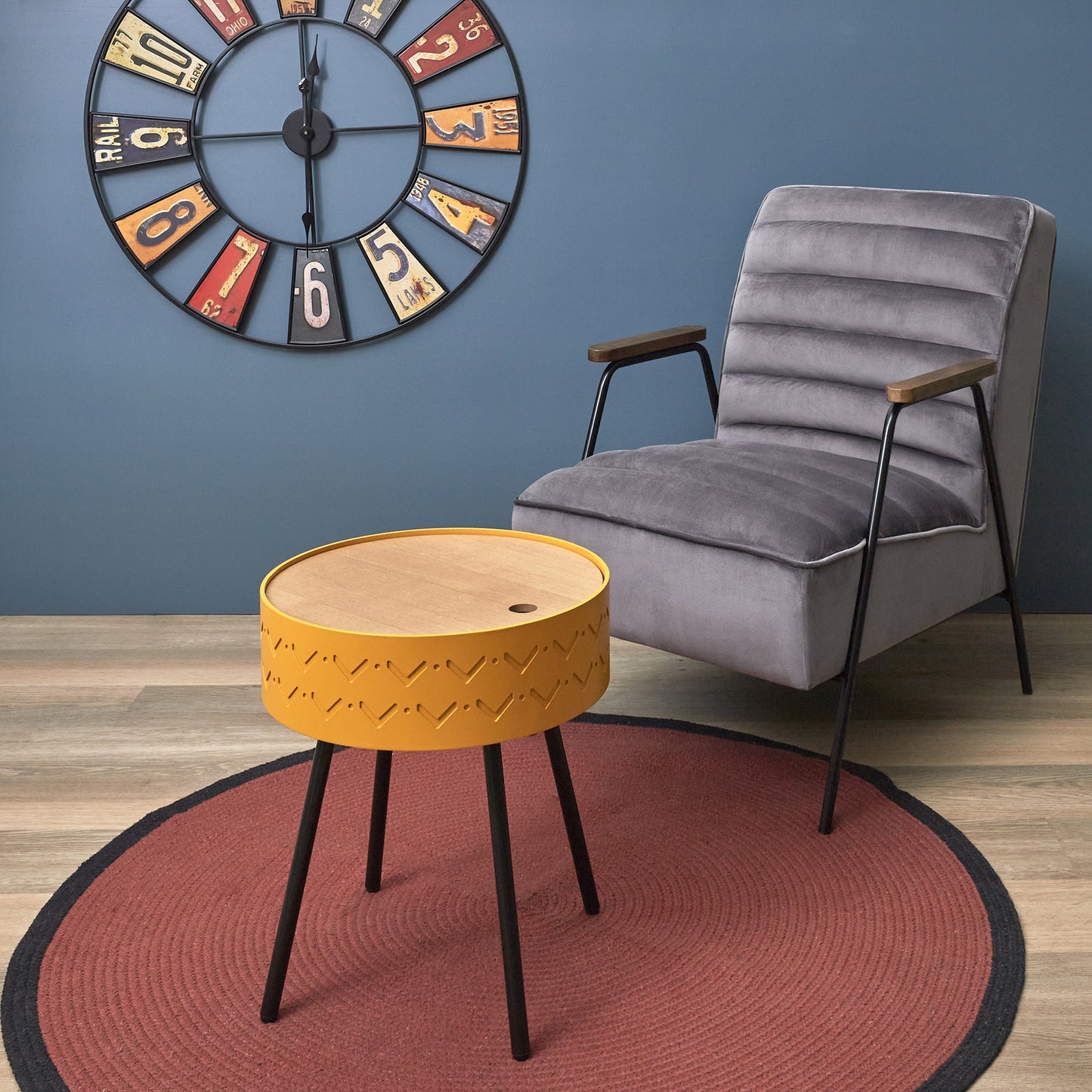 Table Coffre Eugenie Moutarde