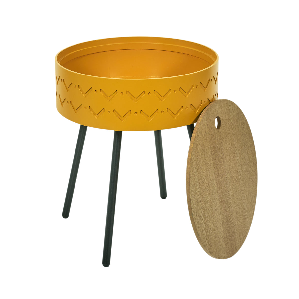 Table Coffre Eugenie Moutarde