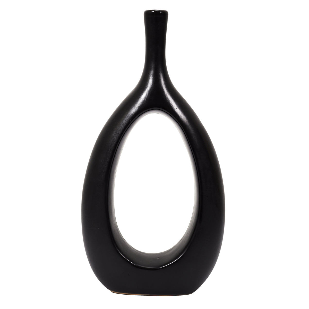 Lot De 2 Vases Curve Noir