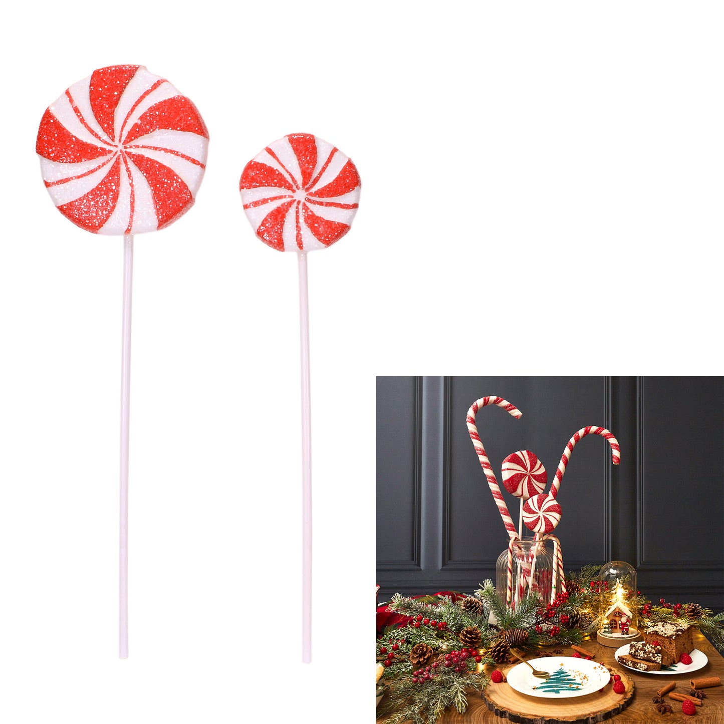 Deco Sucettes De Noel X2