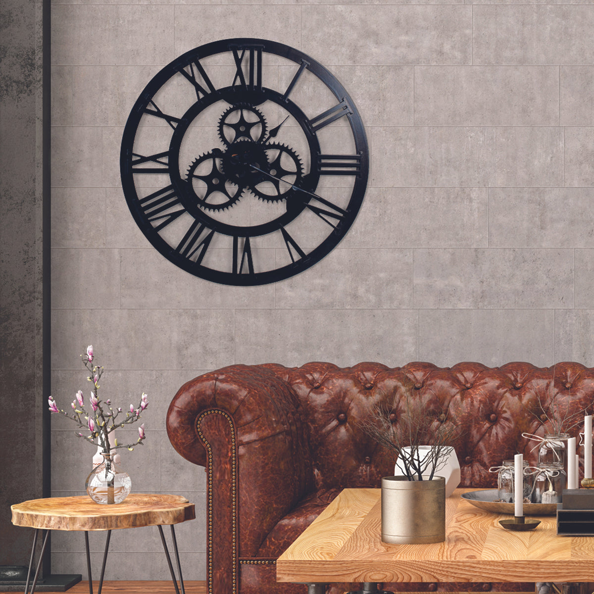 Horloge Engrenage 70Cm