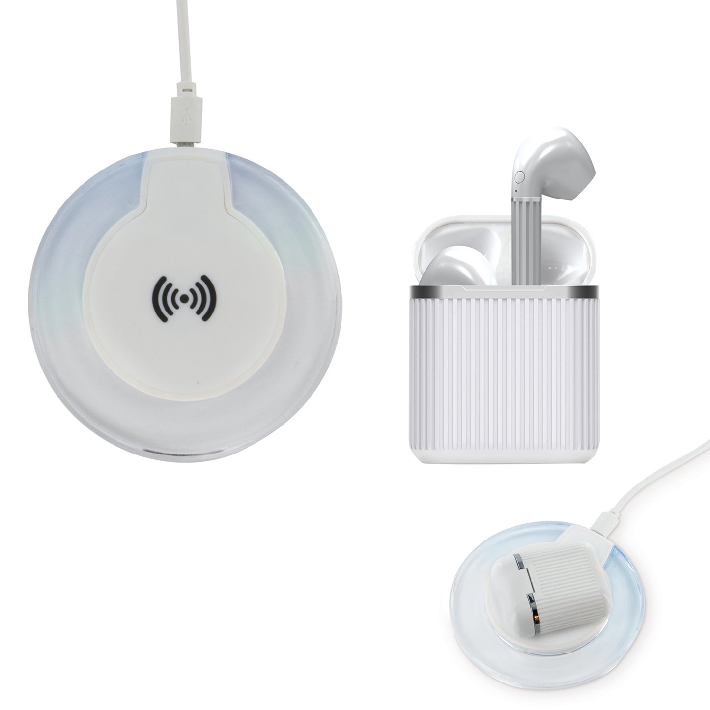 Ecouteurs Earbox Induction Chargeur Induction