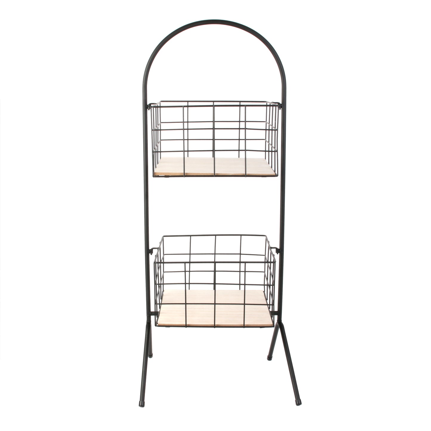 Desserte De Rangement Filaire 2 Paniers H80Cm
