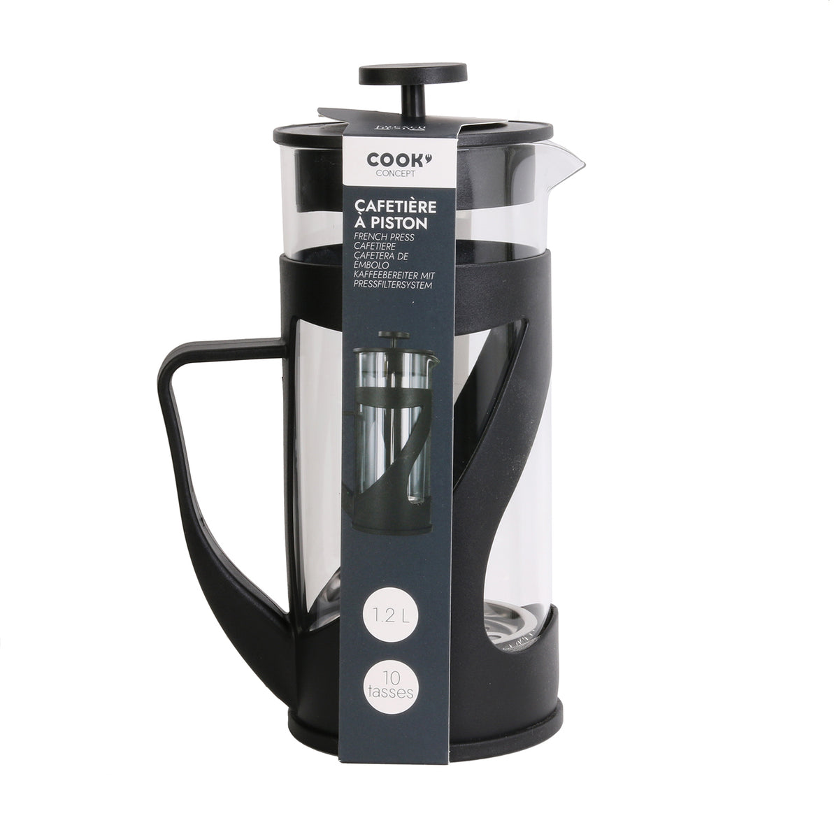 Cafetiere A Piston 1.2L 10 Tasses