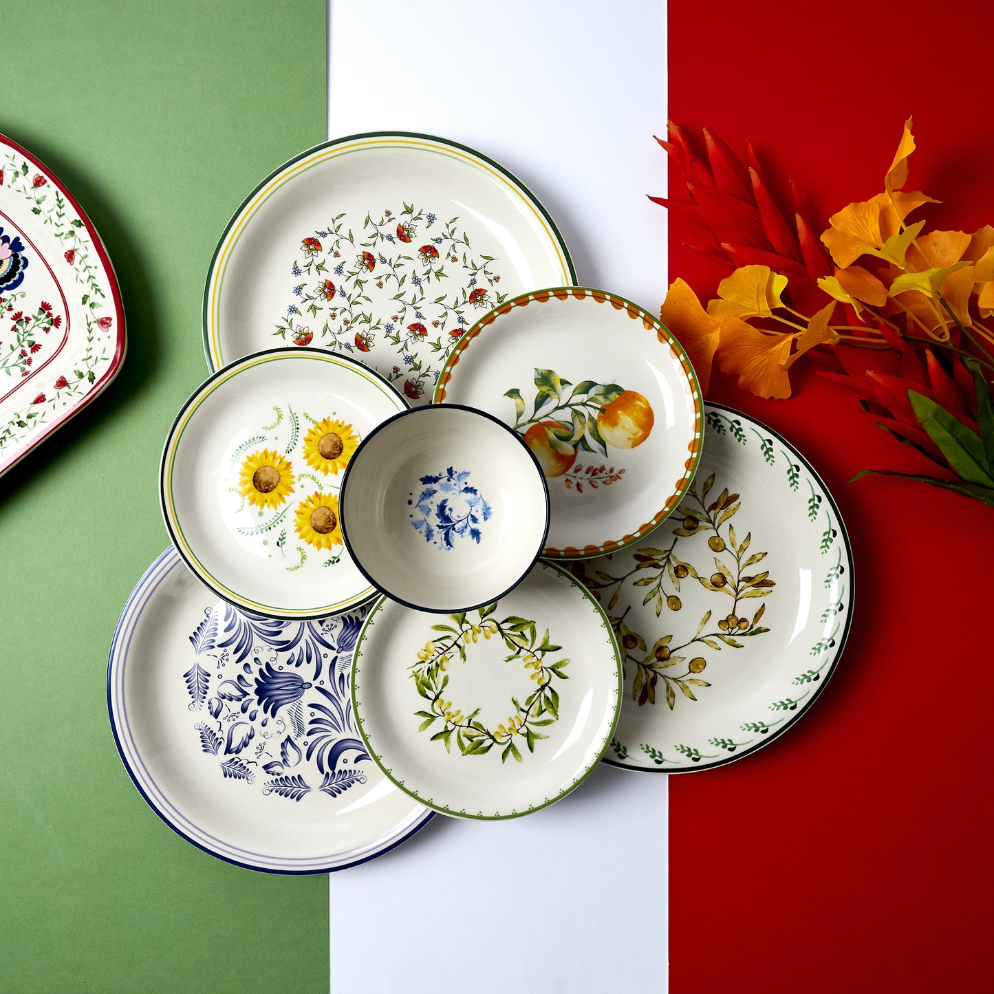 Plat De Service Italie 35Cm