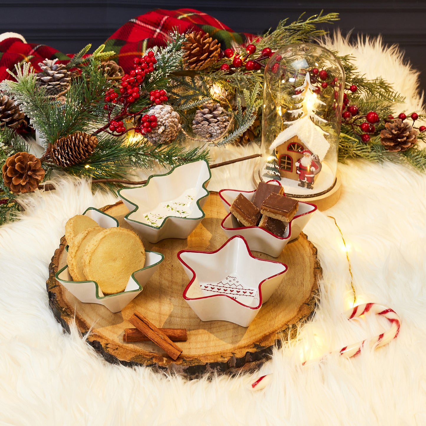 Lot De 4 Coupelles De Noel