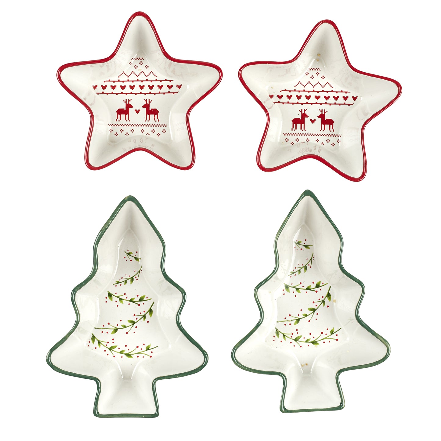 Lot De 4 Coupelles De Noel