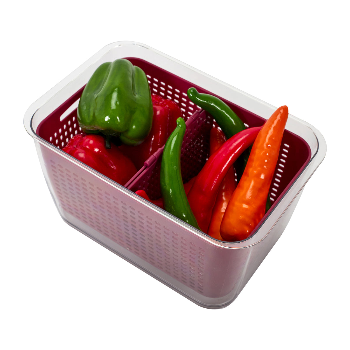 Boite Fraicheur Fruit Legume 2 Compartiments