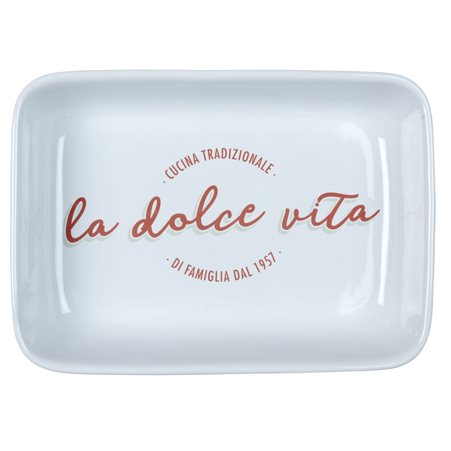 Plat Rectangulaire Four Italie 25X35X7.6Cm