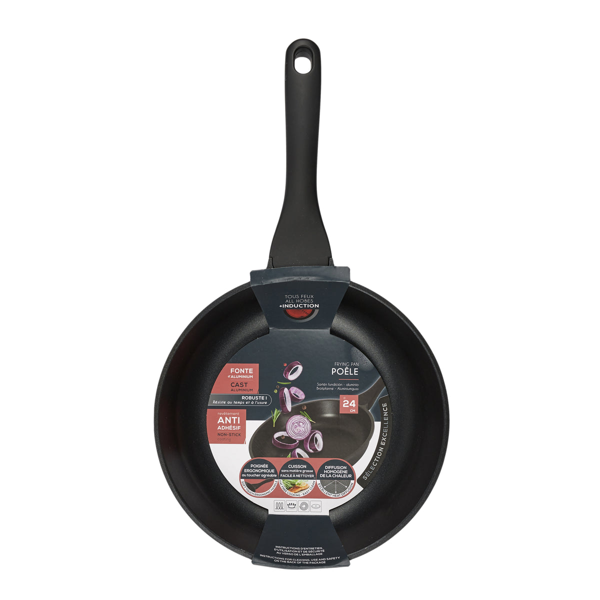 Poele Fonte Aluminium 24Cm