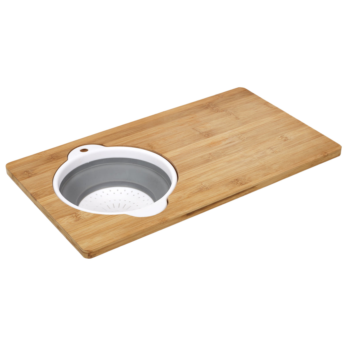 Planche A Decouper Bambou Passoire Integree