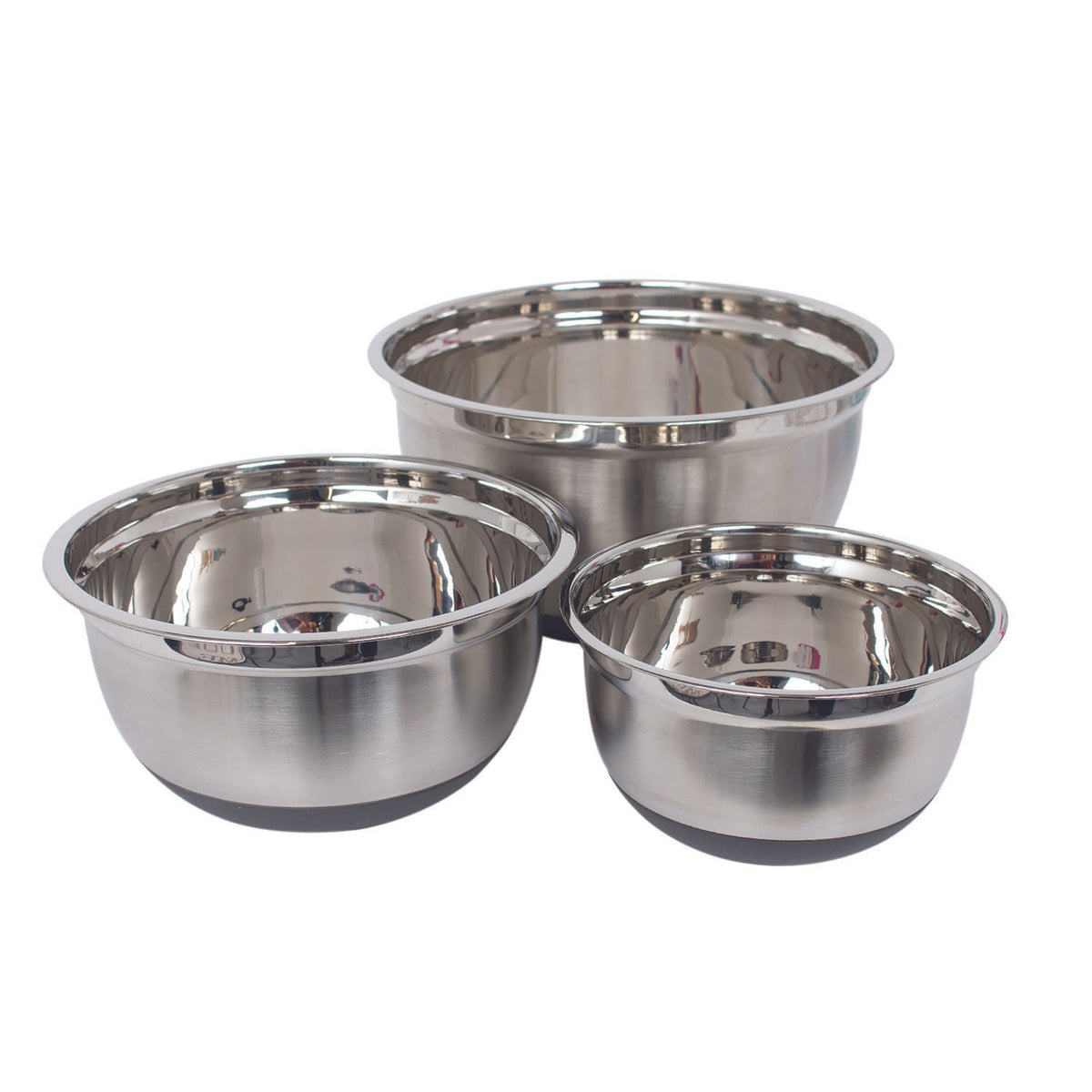 Bol Inox Gris X3