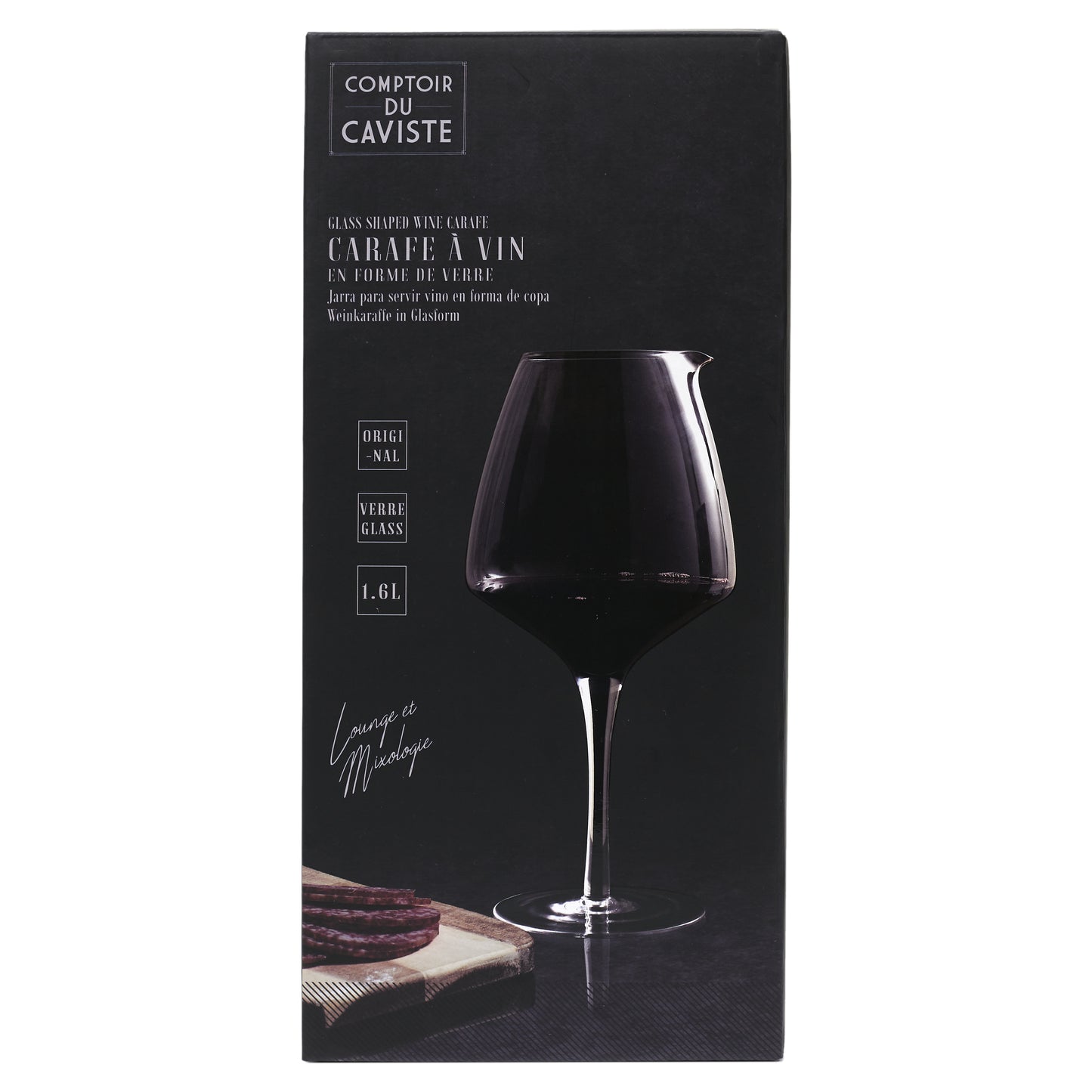 Carafe Vin Forme Verre 1.6L