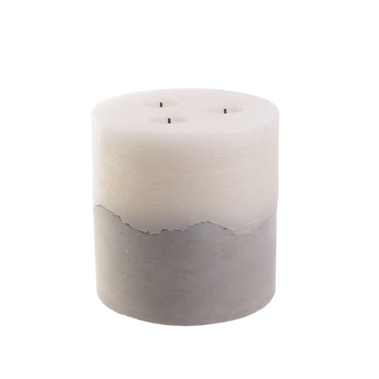 Bougie Led Base Ciment15X15Cm