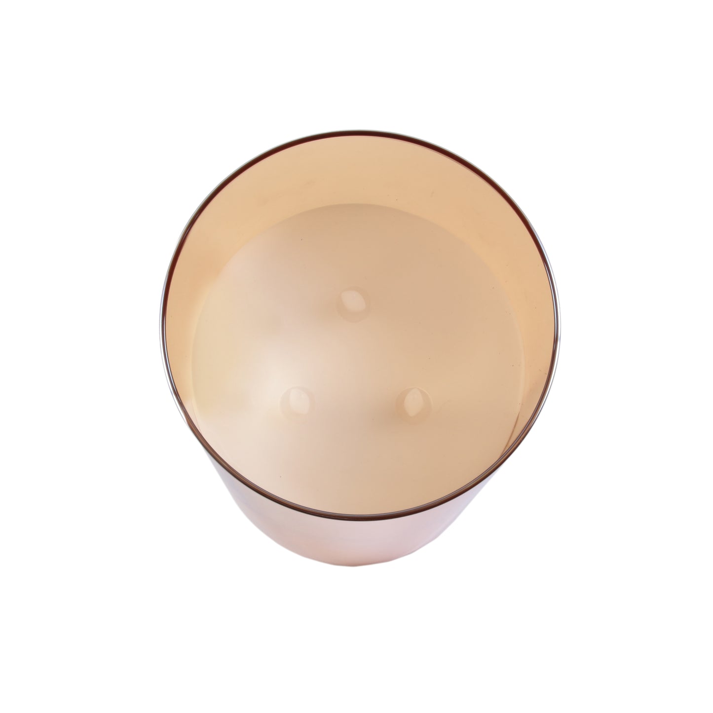 Bougie Led Verre Ambre 25X15Cm
