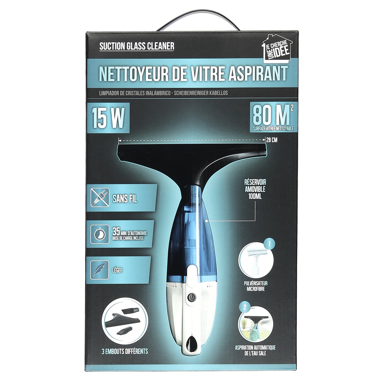 Nettoyeur De Vitres Sans Fil