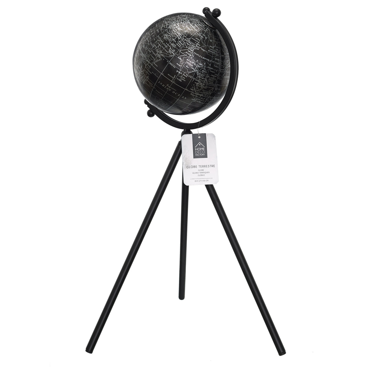 Globe Terrestre Sur Trepied 55Cm