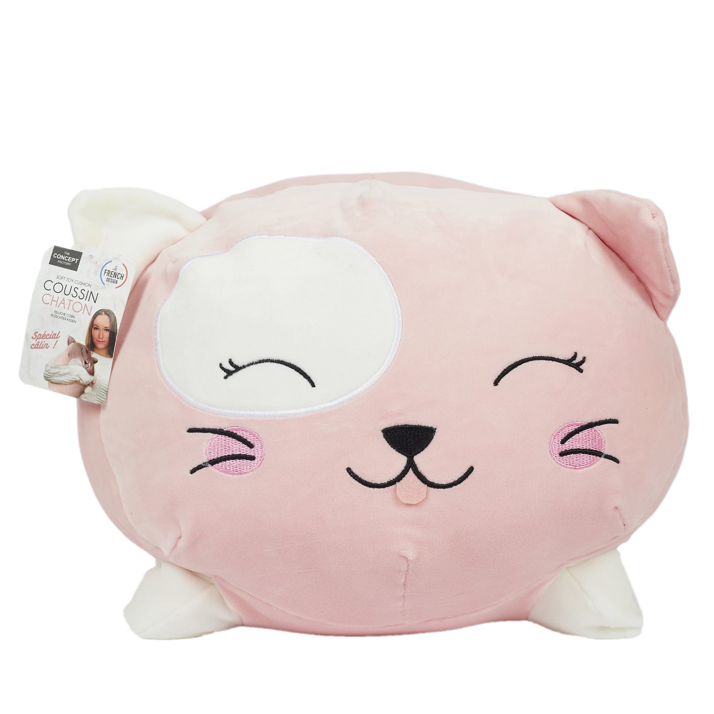 Peluche Coussin Chat