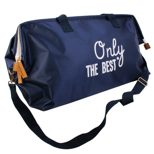 Sac Week End Famille 33X25X55Cm Bleu