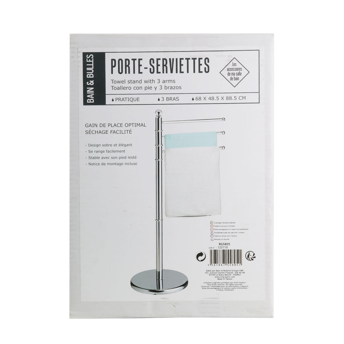 Porte Serviettes 88.5X68X48.5Cm