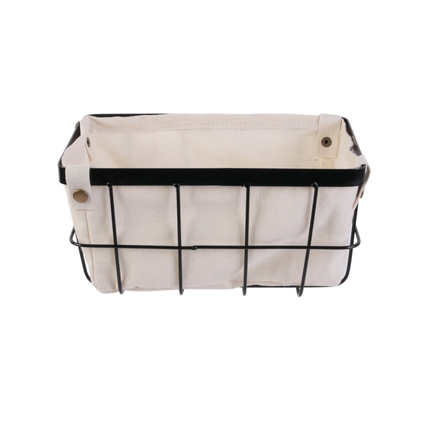 Panier Metal Filaire Avec Doublure X2