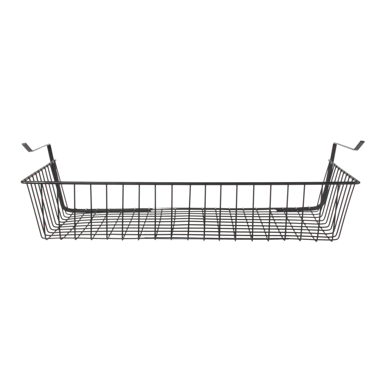 Panier Suspendu Metal Filaire Noir 56X14X26Cm