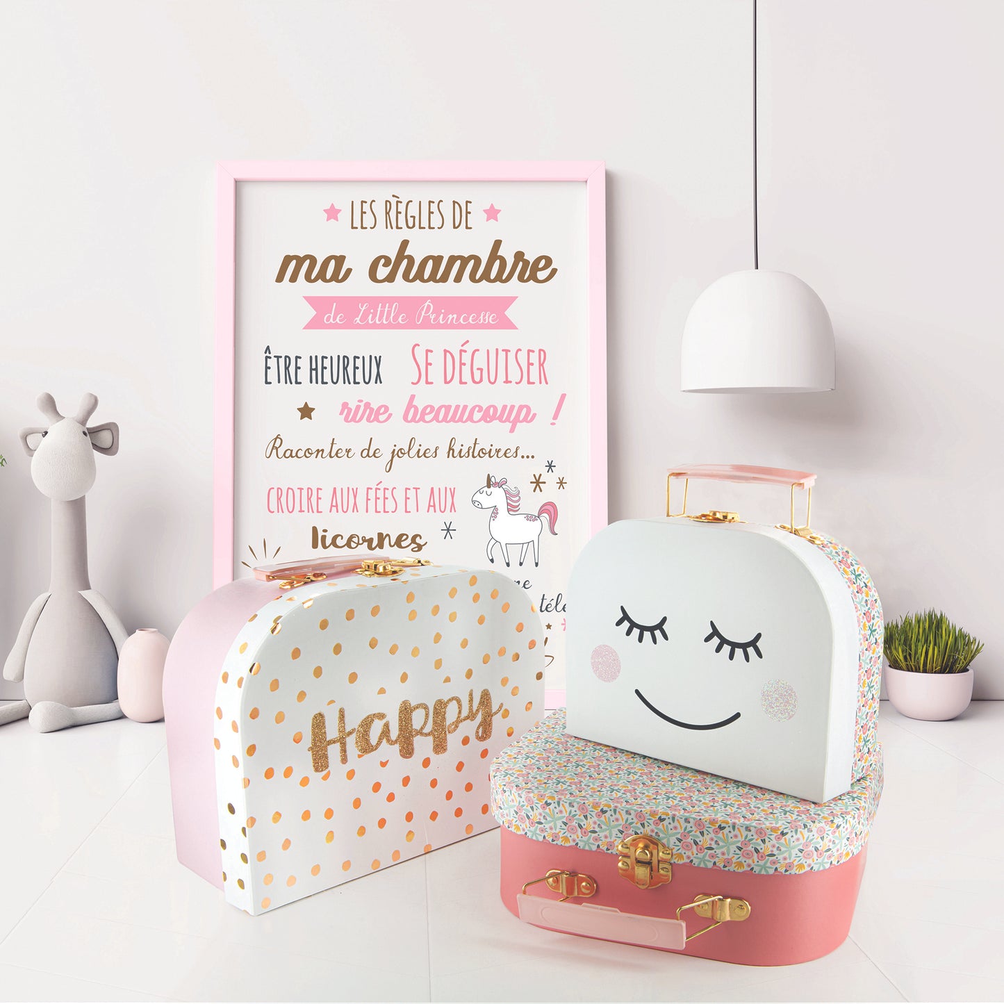Valisette De Rangement Fille X3
