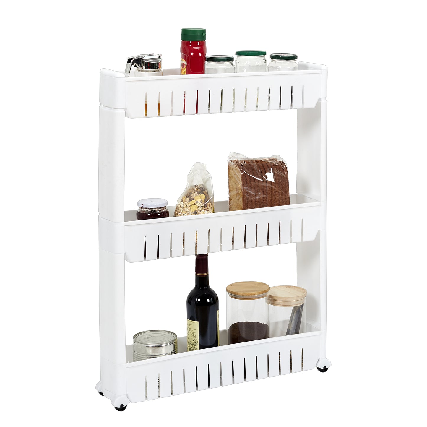Etagere A Roulettes 3 Niveaux