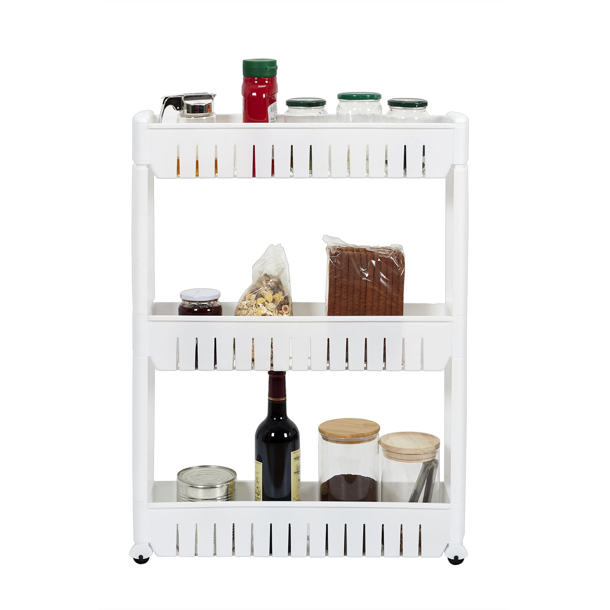 Etagere A Roulettes 3 Niveaux