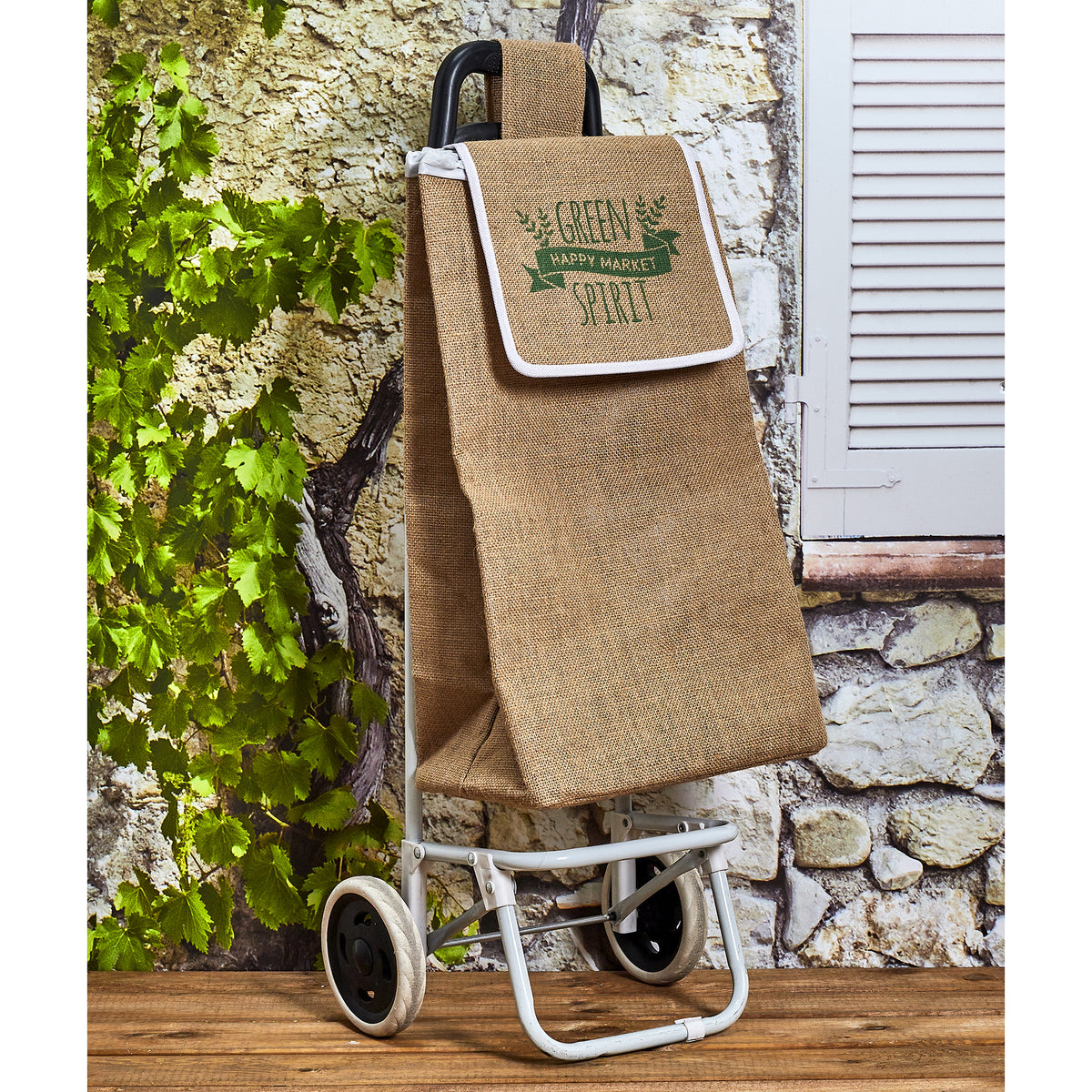Chariot Toile De Jute