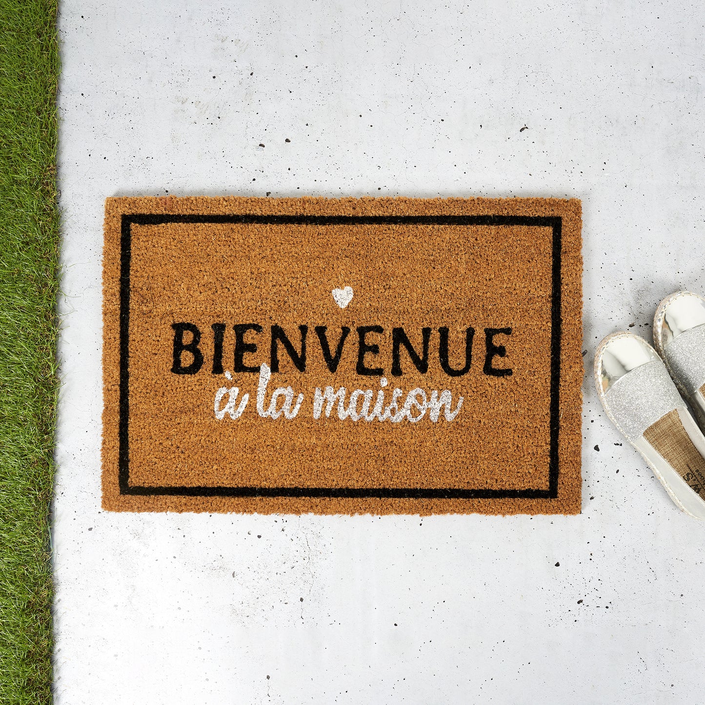 Paillasson Fibre De Coco Bienvenue A La Maison