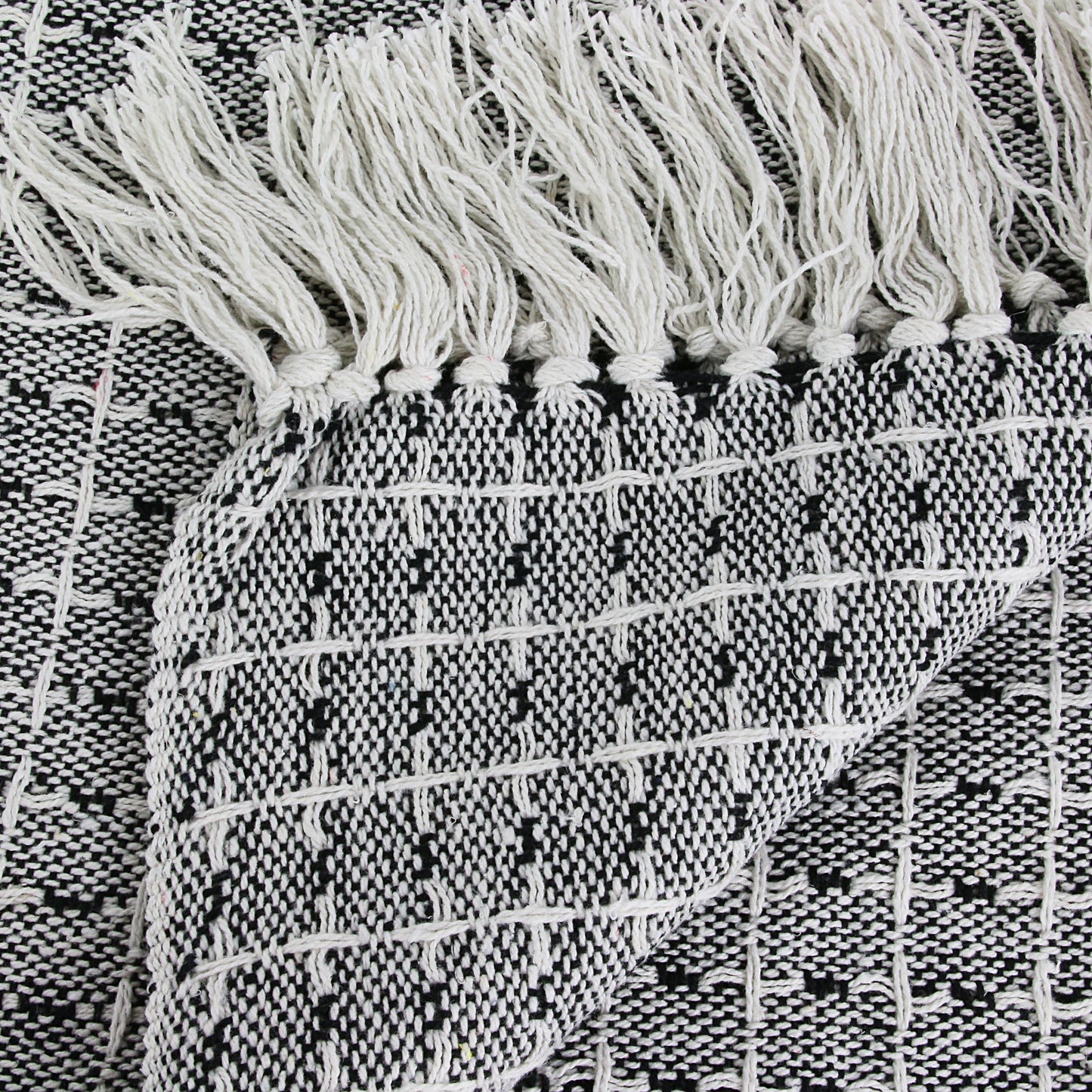 Plaid Jete Ethnique Pointille 120X150Cm