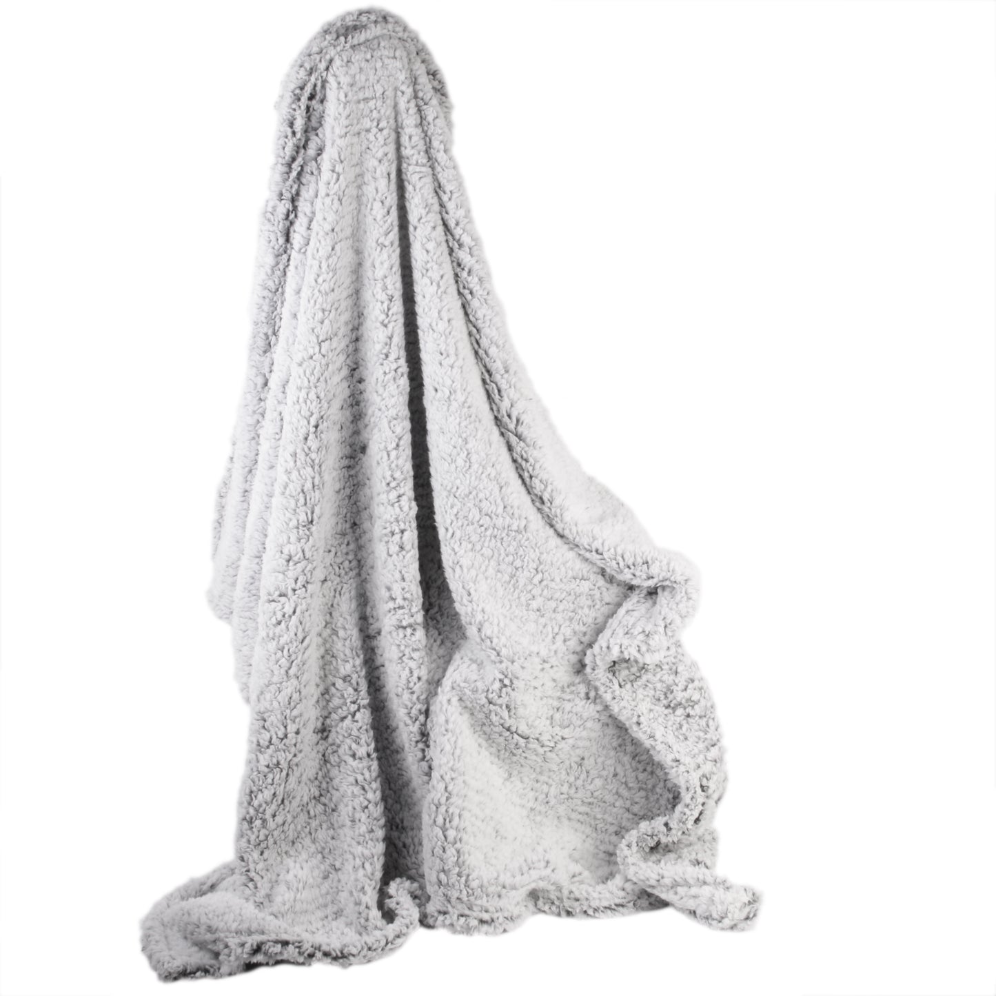 Plaid Sherpa Gris 120X150Cm