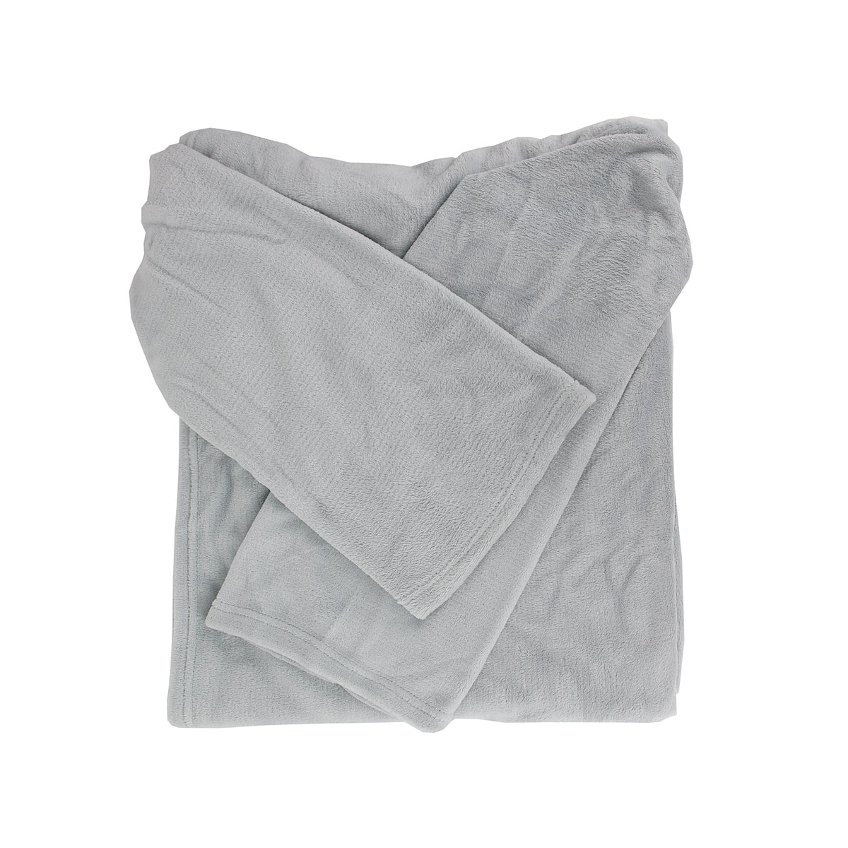 Plaid A Manches Gris 140X180Cm