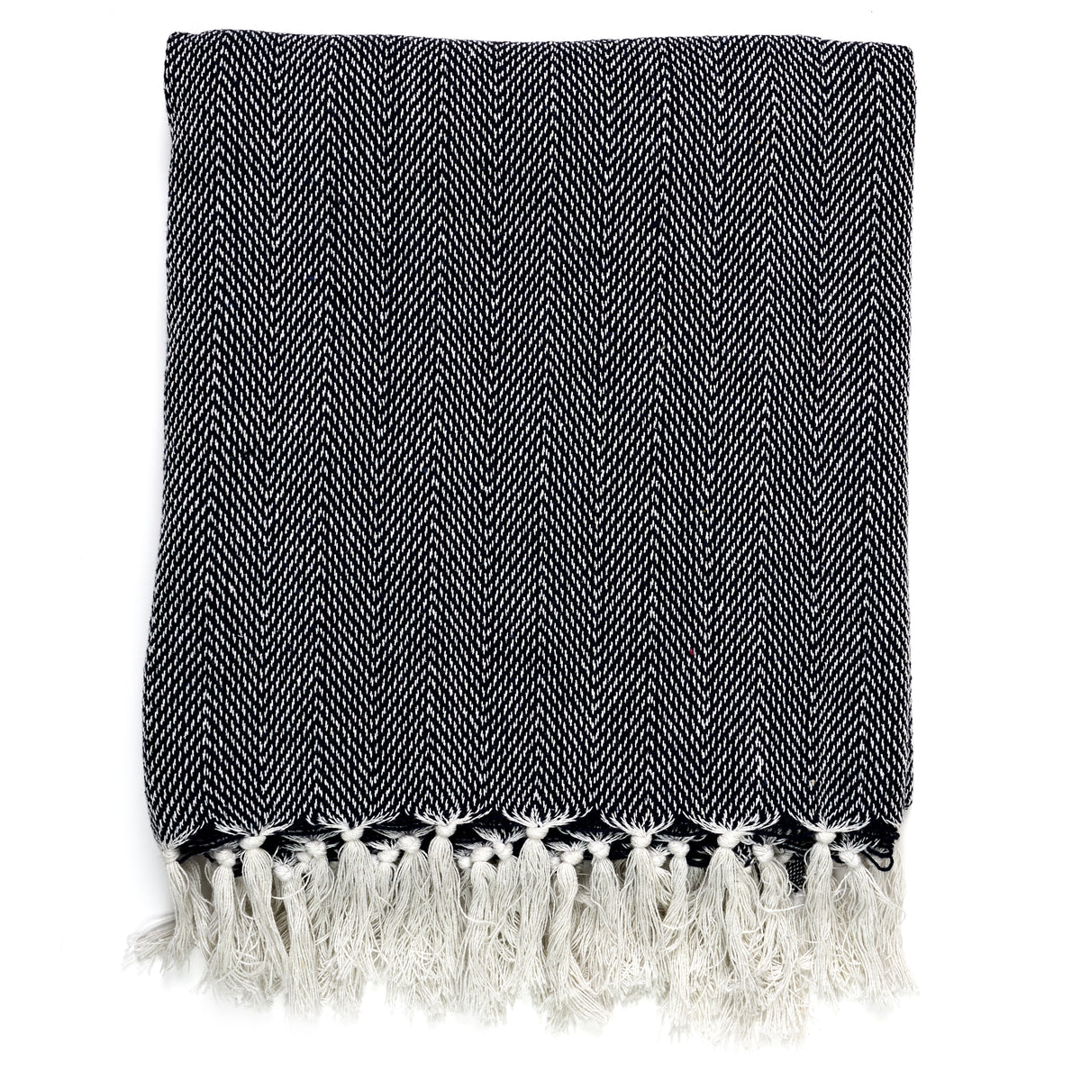 Plaid Jete Jacquard Marine 125X150Cm