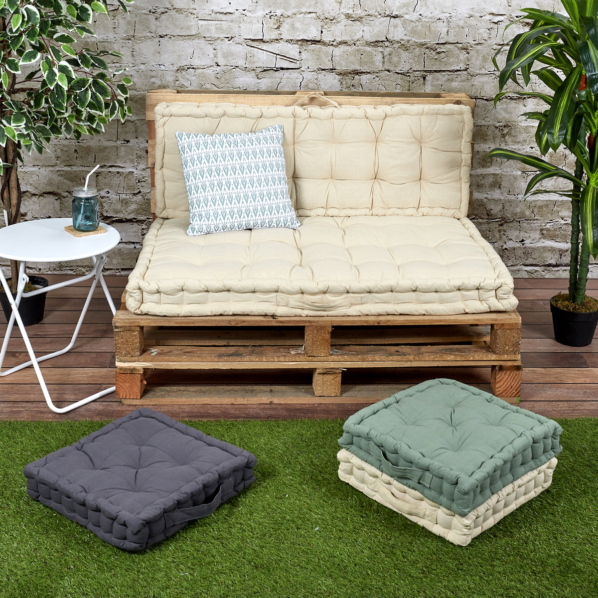 Matelas De Sol Beige 120X80Cm