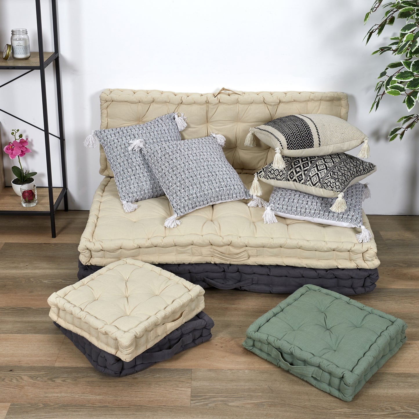 Matelas De Sol Beige 120X80Cm