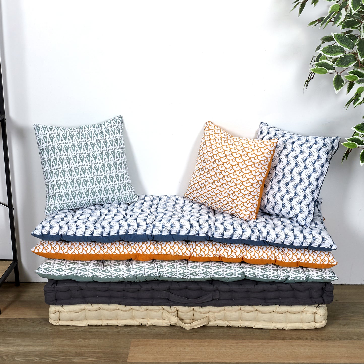 Matelas De Sol Boheme Jaune 120X60Cm