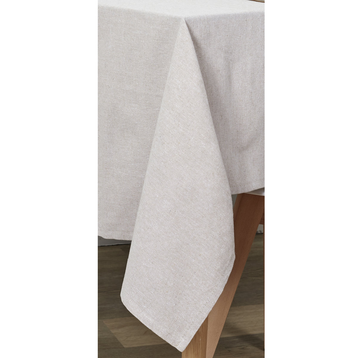 Nappe Coton Beige 140X250Cm